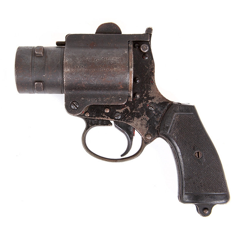 British Model 'M' 37mm 1.5 Bore Flare Pistol - no Military Markings - with Lanyard Ring