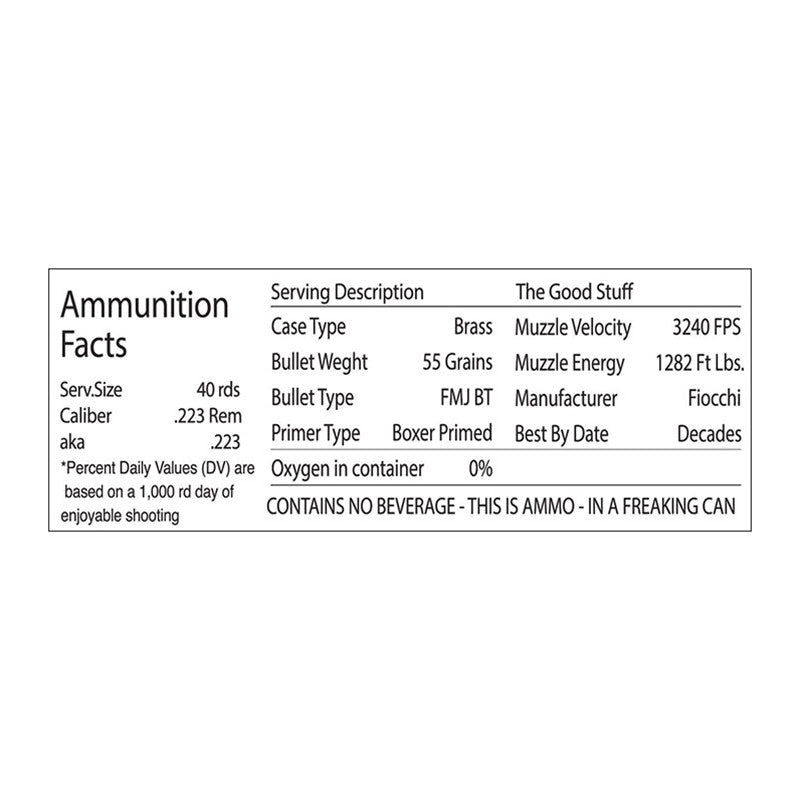 CanMunition‚Äö√ë¬¢ .223 55gr FMJBT - 40rd Can
