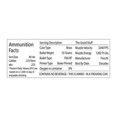 CanMunition‚Äö√ë¬¢ .223 55gr FMJBT - 40rd Can