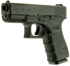 Glock UI1950203 G19 Compact 9mm Luger 4.02 15+1 Black Polymer Frame & Grip with Black Steel Slide & Fixed Sights (US Made)