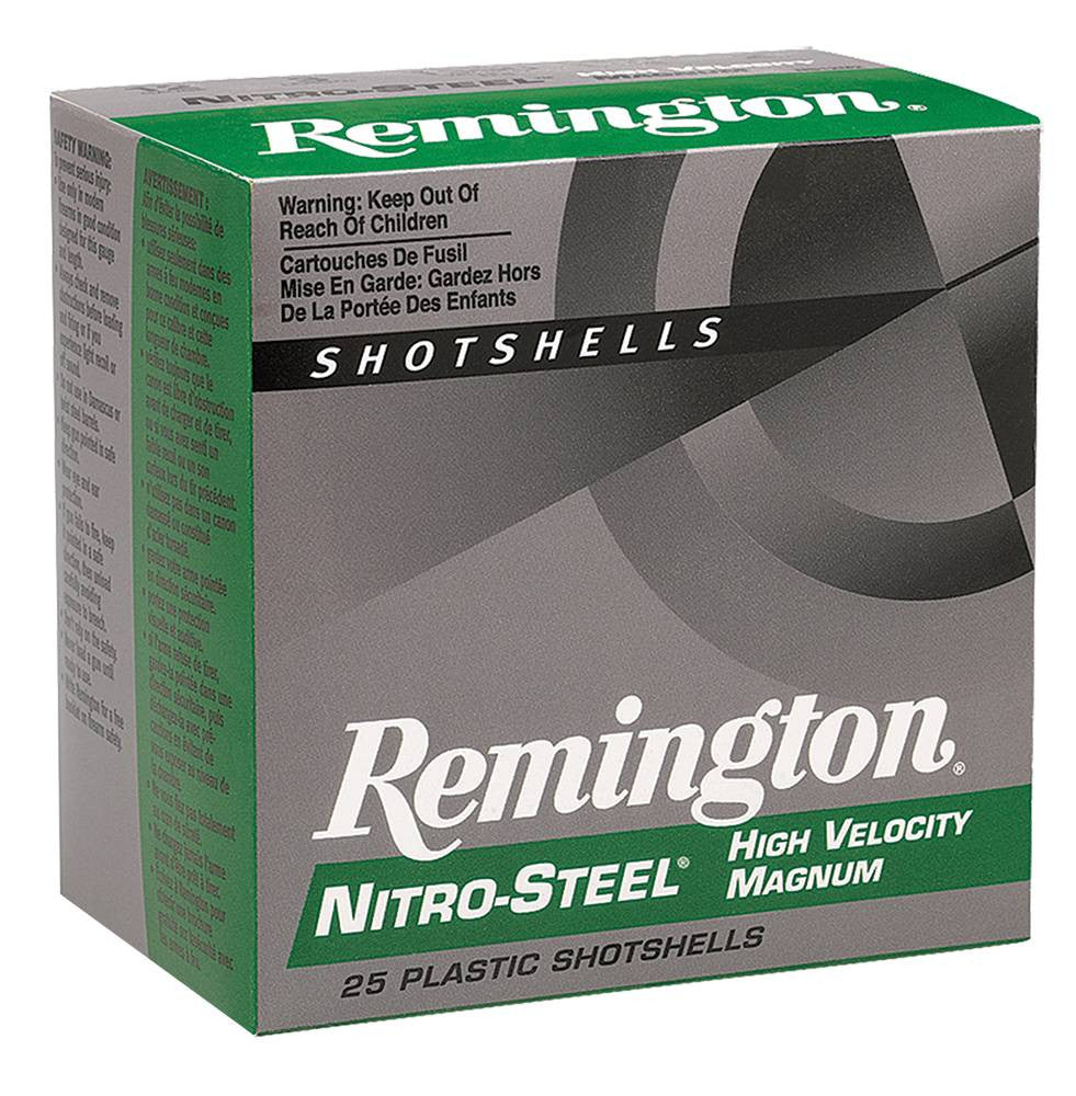 Remington Ammunition NS12HMT Nitro Steel  12 Gauge 3 1 3/8 oz T Shot 25 Bx/ 10 Cs