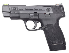 Smith & Wesson 11864 Performance Center Shield M2.0 45 ACP 4 6+1 7+1 Black Black Polymer Grip Fiber Optic Sights