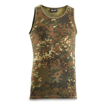 MIL-TEC® Flecktarn Camo Cotton Tank Top -XXL