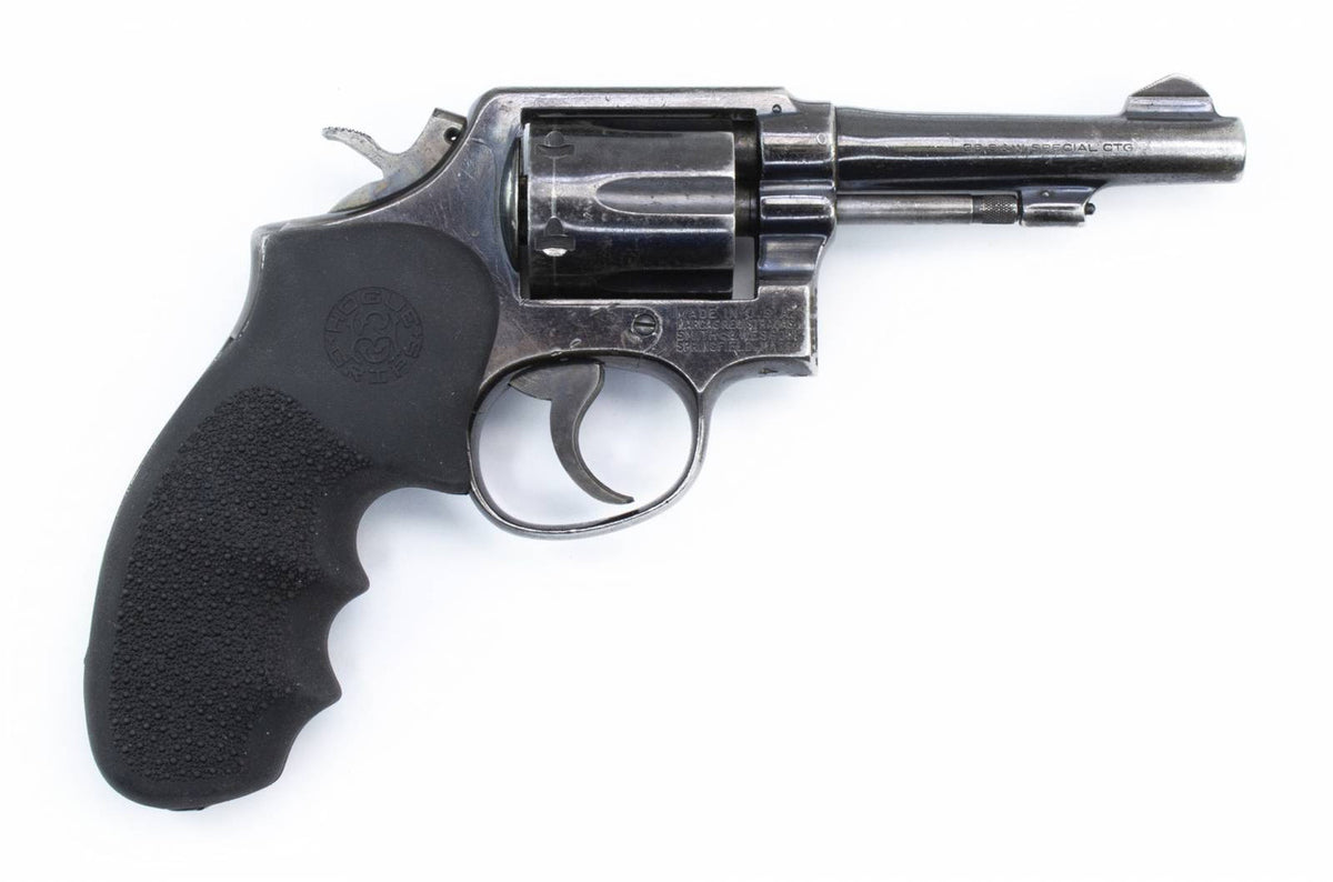 S&W 10-5 Revolver, .38 Special, 4 Tapered Barrel, Fixed Sights, Blued