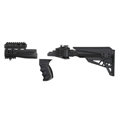 Advanced Technology B2101250 Strikeforce Stock Package Ajd 6 Position Side Folding Black Synthetic for AK-47