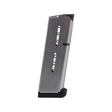 Wilson Combat 1911, 45 ACP 7rd 47OX Wilson 1911 Officer Silver Detachable