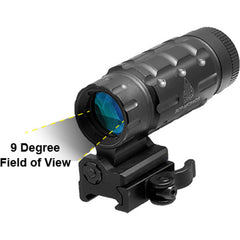 UTG SCP-MF3WEQS Magnifier 3x 25mm Obj 2 Eye Relief  Black