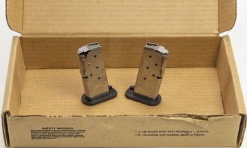 2 USED/LIKE NEW BERETTA 9MM 6RD MAGS