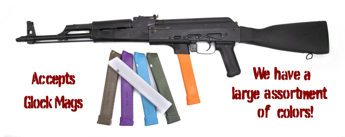 Century Arms WASR-M 9mm Luger 17.25 Barrel w/ Synthetic Stock, Black Polymer Grip & Furniture