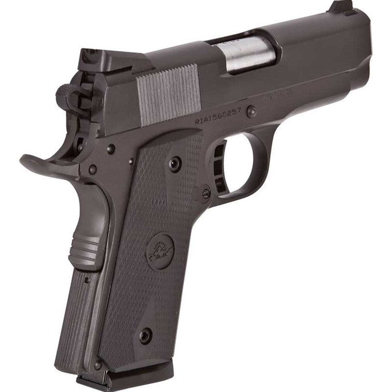 Rock Island 51429 Rock Standard CS 45 ACP 3.60 7+1 Black Parkerized Black Rubber Grip