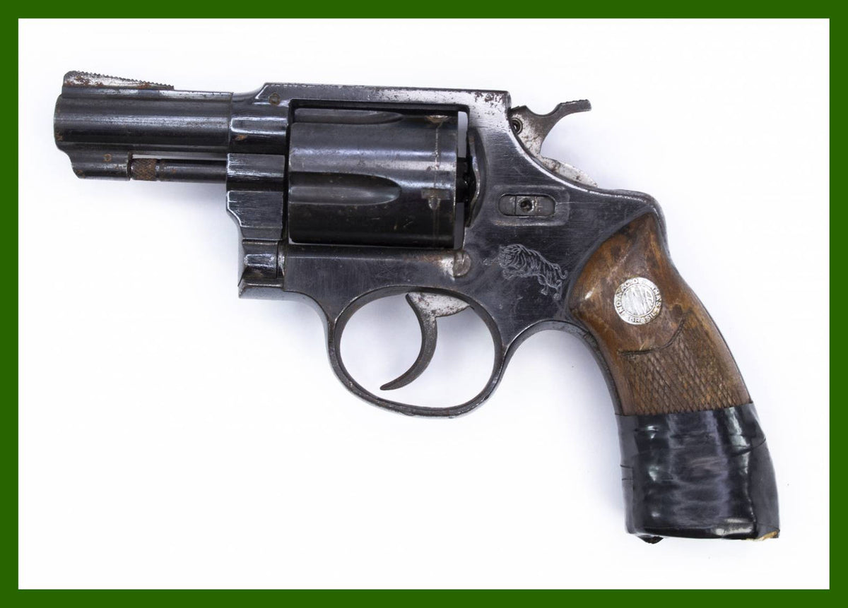 Ina Tiger Revolver, .38 Special, 2 Barrel, Blued