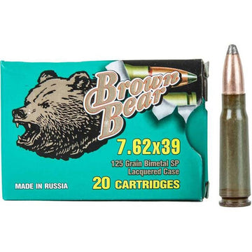 BARNAUL 7.62X39 125GR SP STEEL CASE 20/25