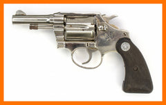 Colt Detective Special Revolver, .38 Special, 3 Barrel, Nickel6013