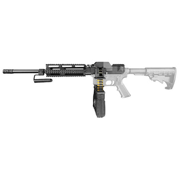 FM-9 9mm 16 Belt Fed AR-15/M16 Upper Receiver  Quad Rail Handguard