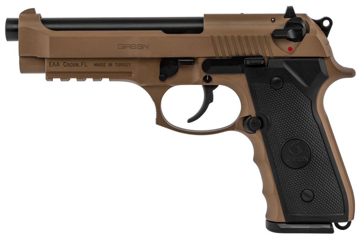 Girsan 390084 Regard MC 9mm Luger 4.90 18+1 Flat Dark Earth Aluminum Frame Flat Dark Earth Steel Slide Black Polymer Grip