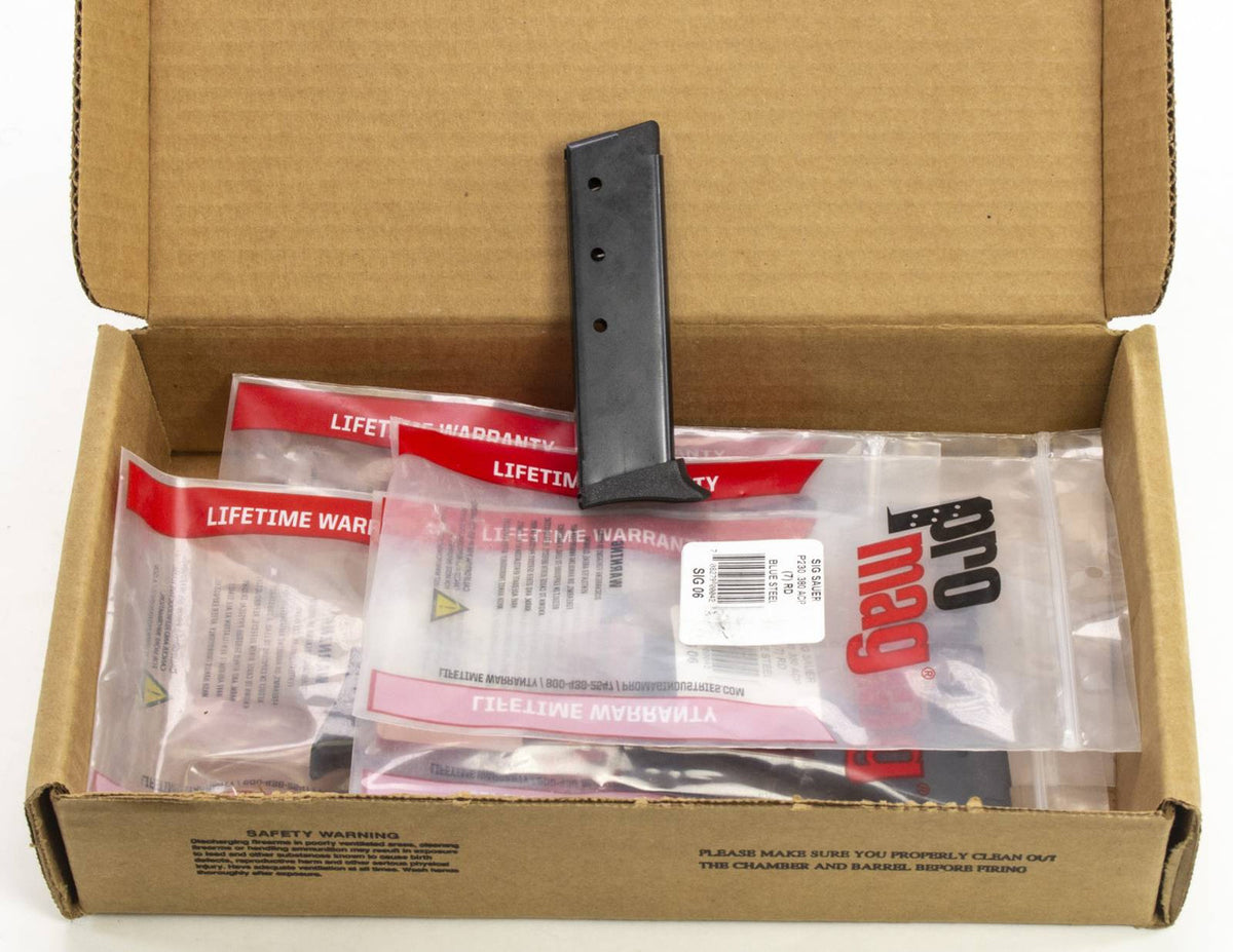 5 NEW ProMag 7rd 380 ACP Sig  P230 Black Oxide Detachable
