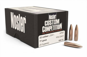 22 Caliber 77GR HPBT Custom Competition 100 Count