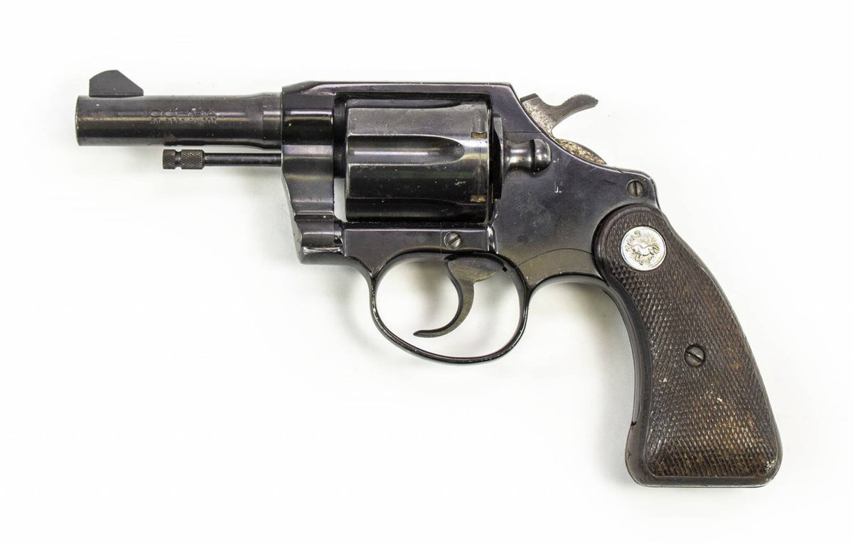 COLT COBRA 1st MODEL 38 SPECIAL 3 BARREL BLUED REVOLVER-USED