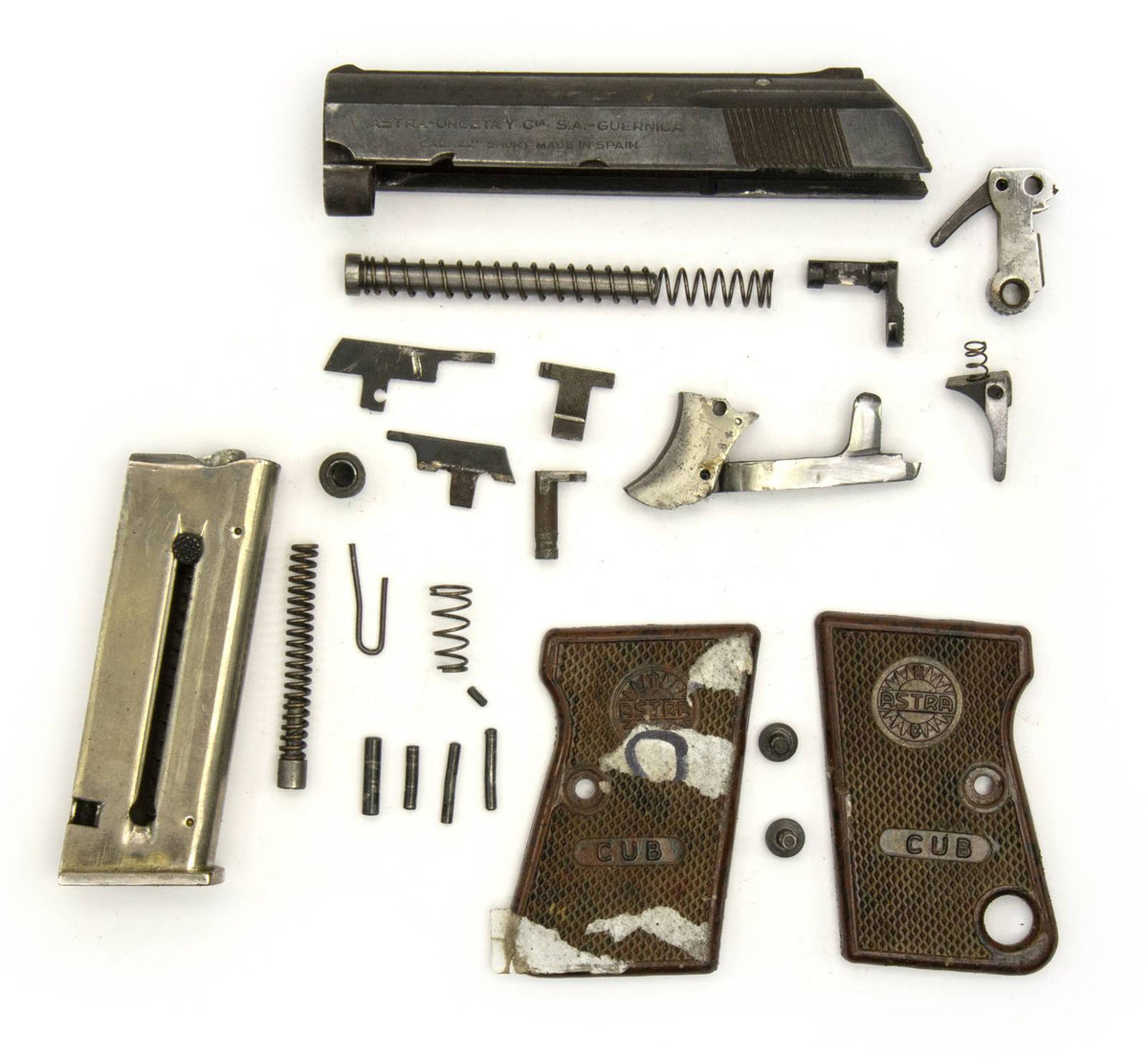 Astra Cub .22 Short Pistol Parts Kit