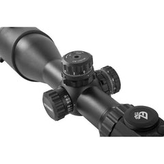 UTG SCP3UM312AO Accushot 3-12x 44mm Obj 32.00-10.00 ft @ 100 yds FOV 30mm Tube Black Finish Illuminated Red/Green Mil-Dot