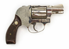 S&W 38 Revolver, .38 Special, 2" Barrel, Nickel--
