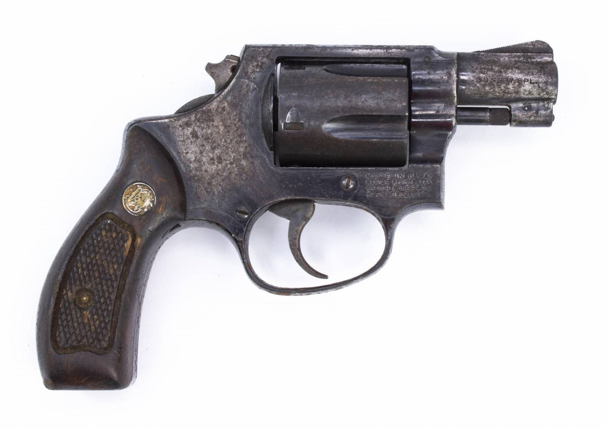 S&W 36 38 SPECIAL 2 BARREL FIXED SIGHTS ROUND BUTT BLUED8723