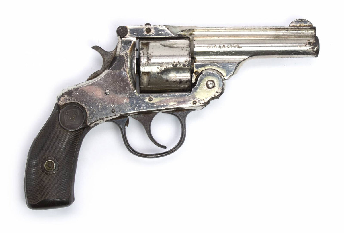 H&R Topbreak¬¨‚Ä†Automatic Revolver, .38 S&W, 3.25 Barrel, Nickel