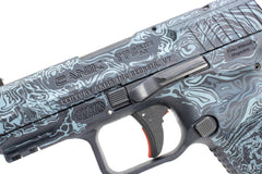 Canik TP9 Elite 9mm 3.5" Barrel, Dot Sight - Damascus Blue, Cerakote