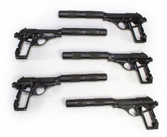 Beretta 71 22LR Pistol - 9.25 Barrel w/Faux Supressor - Good Condition - No Mag