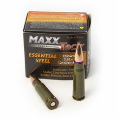 MaxxTech Essential Steel 7.62x39 124 grain 1000rd Case
