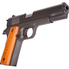 Rock Island 51615 GI Standard FS 9mm Luger 5 10+1 Black Parkerized Wood Grip Fixed Sights