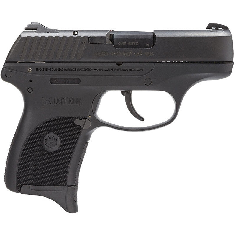 Ruger 3219 LC380 380 ACP DA 3.12 7+1 Black Polymer Grip Blued Slide