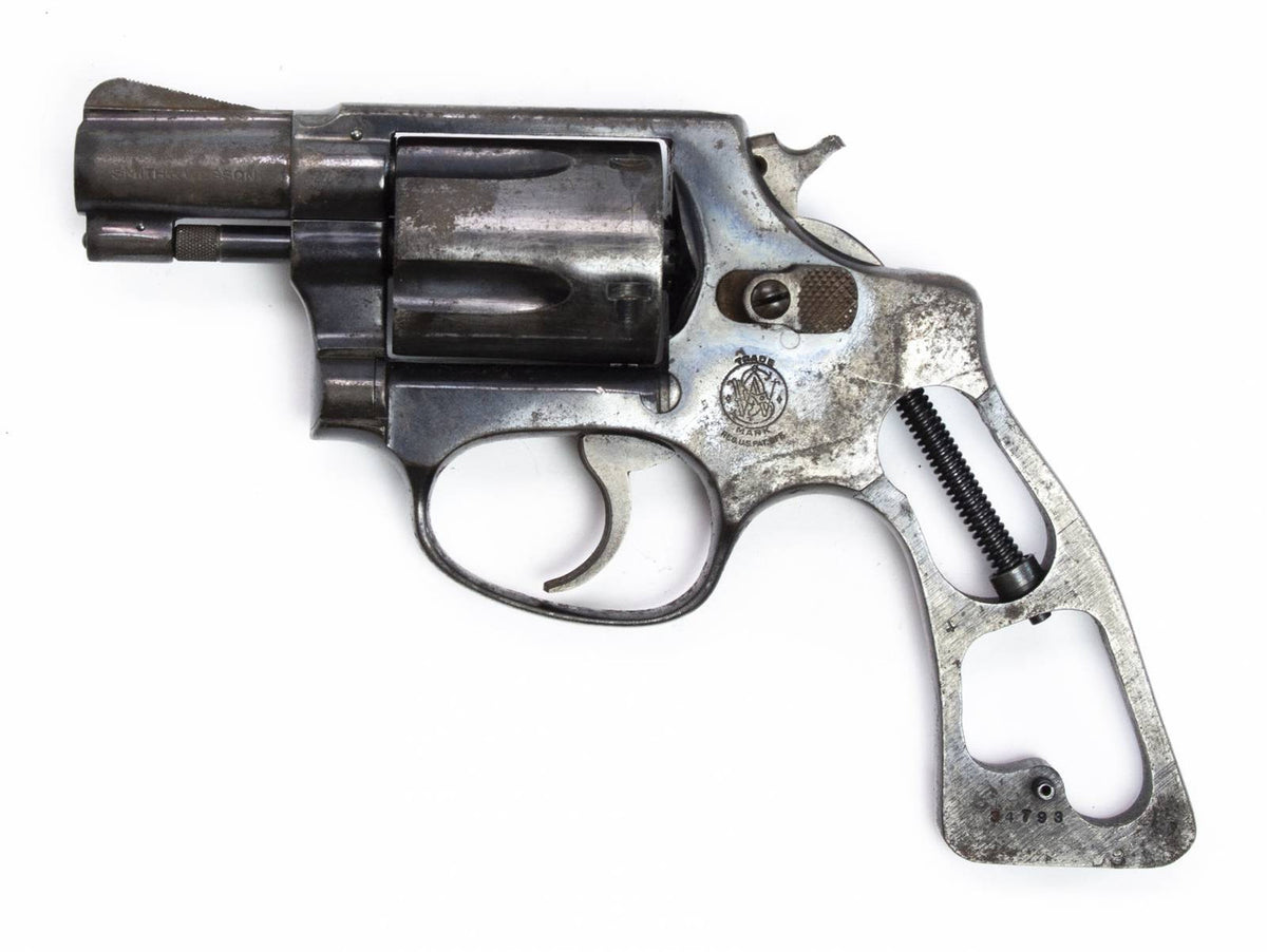 S&W 36 .38SPL 2" BARREL FIXED SIGHT BLUE SQUARE BUTT