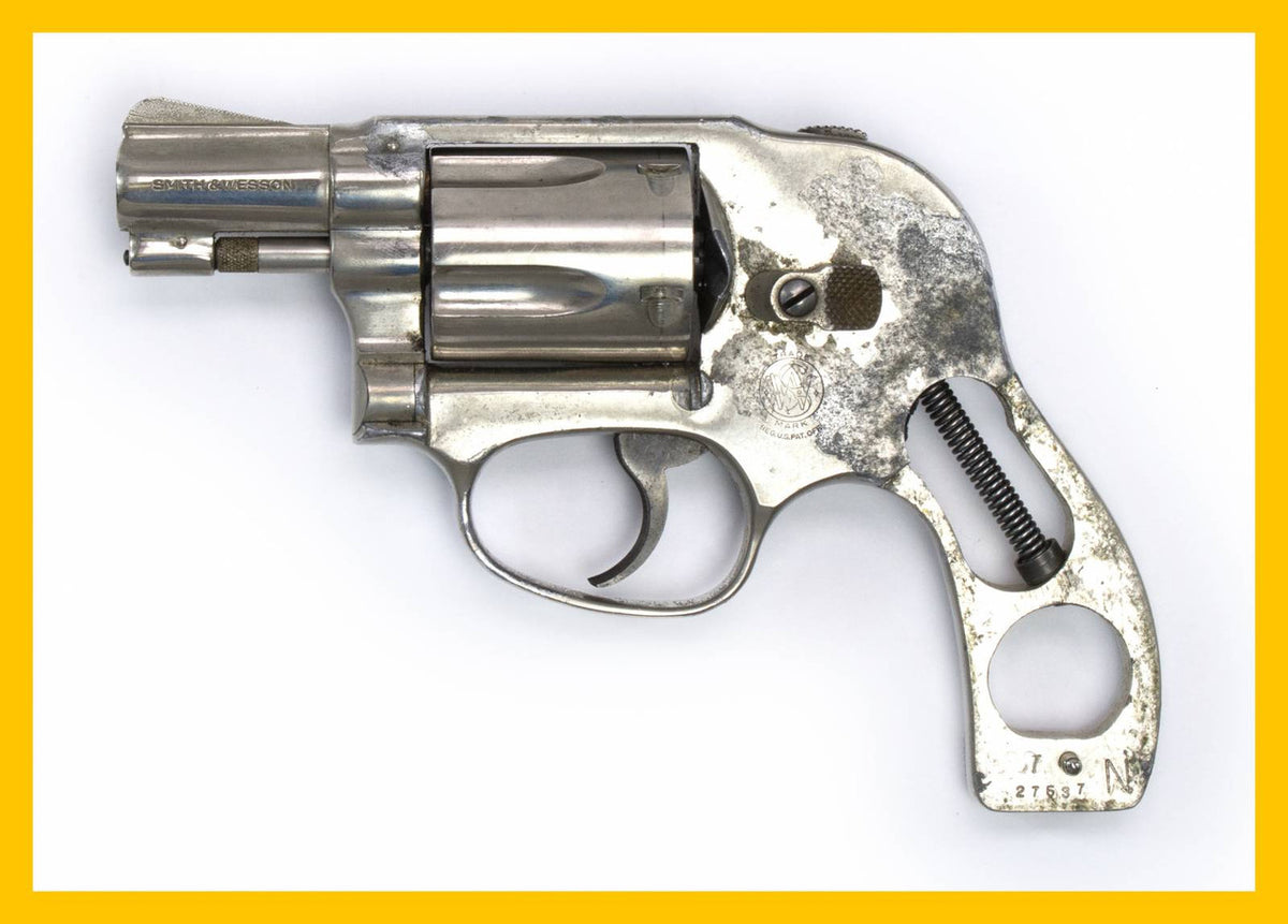 S&W Revolver 38, 38 Special 1 7/8 Barrel, Fixed Sights, Nickel