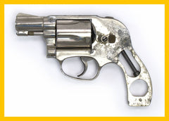 S&W Revolver 38, 38 Special 1 7/8 Barrel, Fixed Sights, Nickel