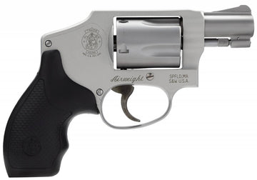 Smith & Wesson 163810 Model 642 Airweight 38 S&W Spl +P 5rd 1.88 Stainless Steel Barrel & Cylinder Matte Silver Aluminum Frame with Black Polymer Grip & Enclosed Hammer