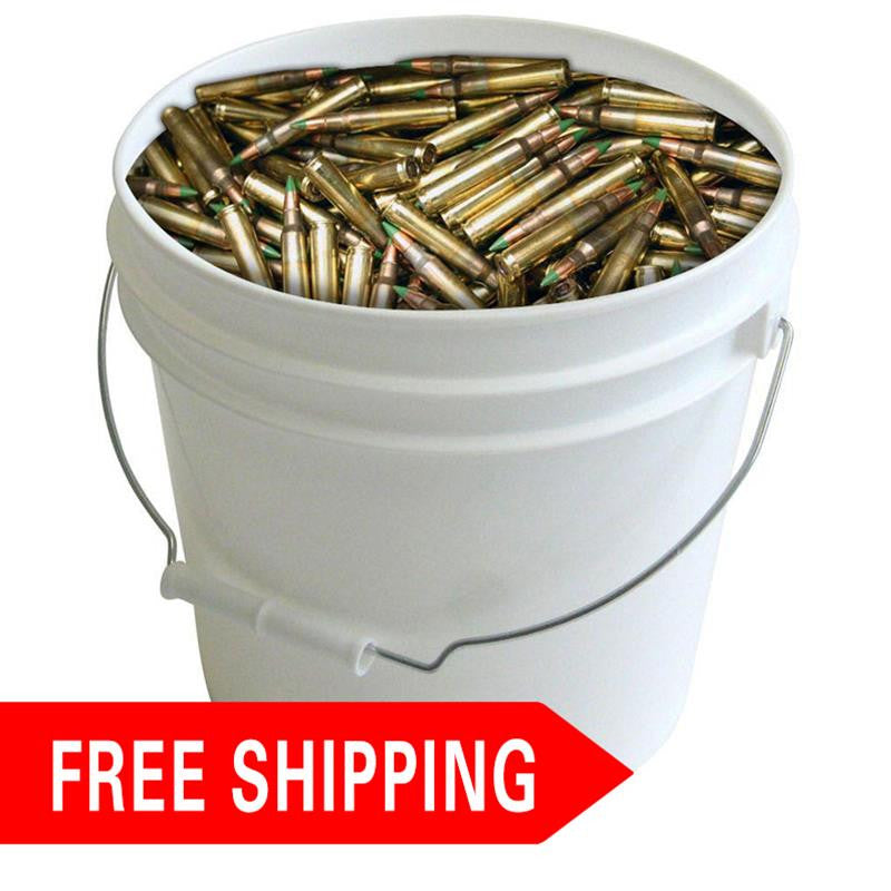 Federal M855 Green Tip 5.56 NATO 62gr 500rd Case - Loose Packed in a Pail