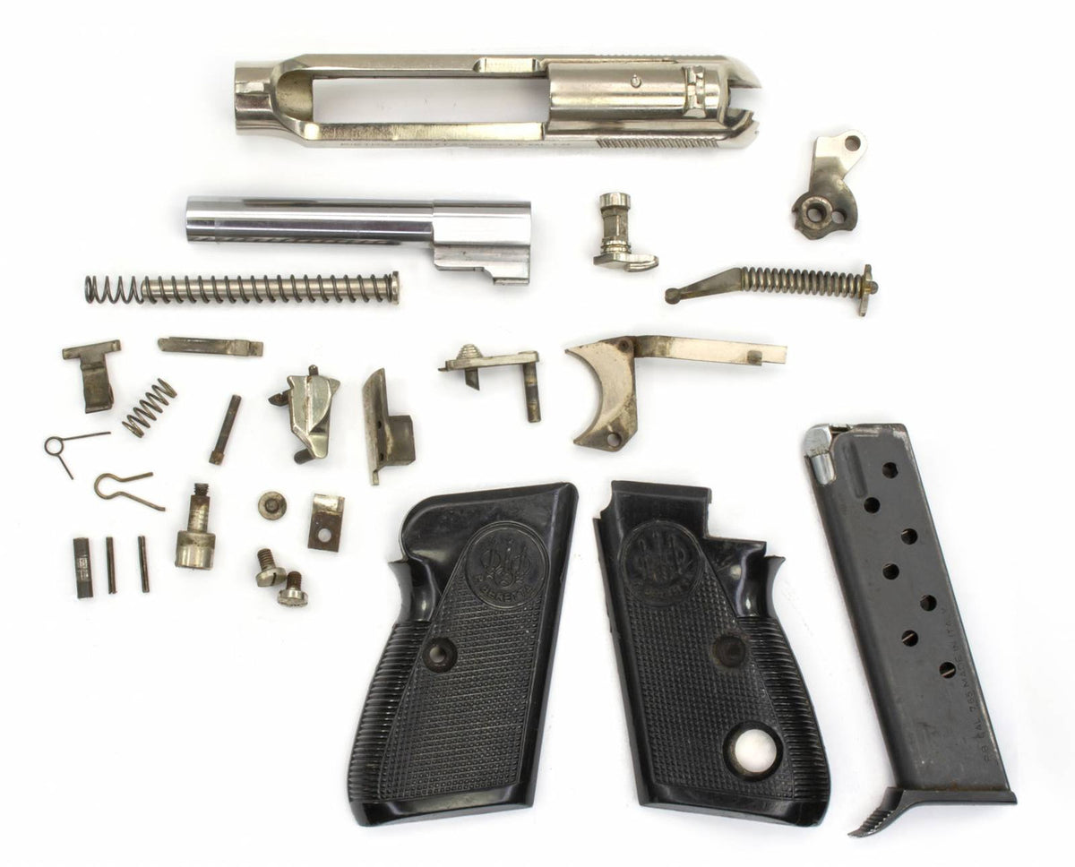 Beretta M70 7.65mm Parts Kit w/ Barrel, Slide, and Magazine - Good Condition