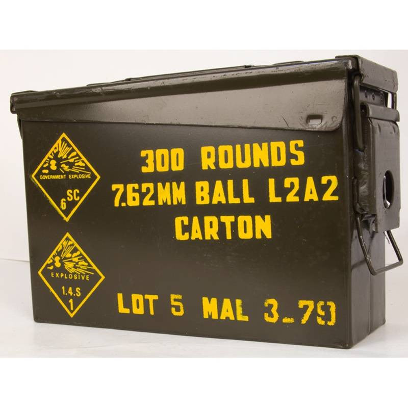Malaysian 7.62x51 (.308 Winchester) 146 Grain FMJ Ball L2A2 300rds