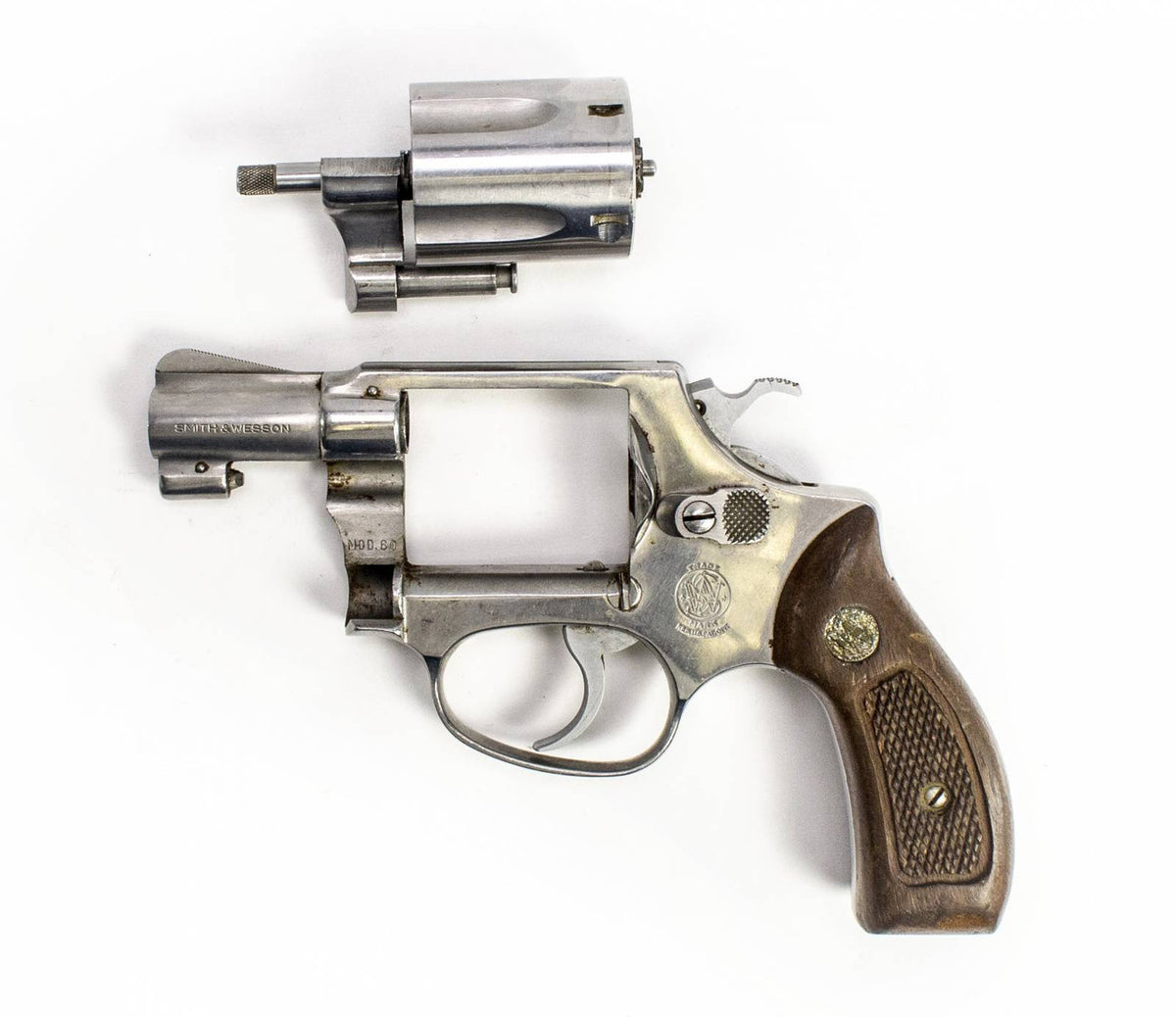 S&W 60 .38 Special 1 7/8' Barrel Stainless Steel Revolver -USED