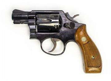 S&W 12-2 AIRWEIGHT 38 SPECIAL 2 BARREL REVOLVER ROUND BUTT - USED