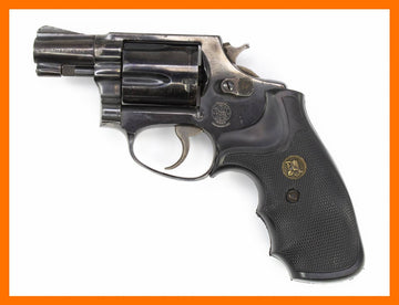 S&W 36 .38SPL 2" BARREL  BLUE, FIXED SIGHT, SQUARE BUTT