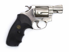 S&W 36 .38 SPL 2" BARREL NICKEL FIXED SIGHT SQUARE BUTT-