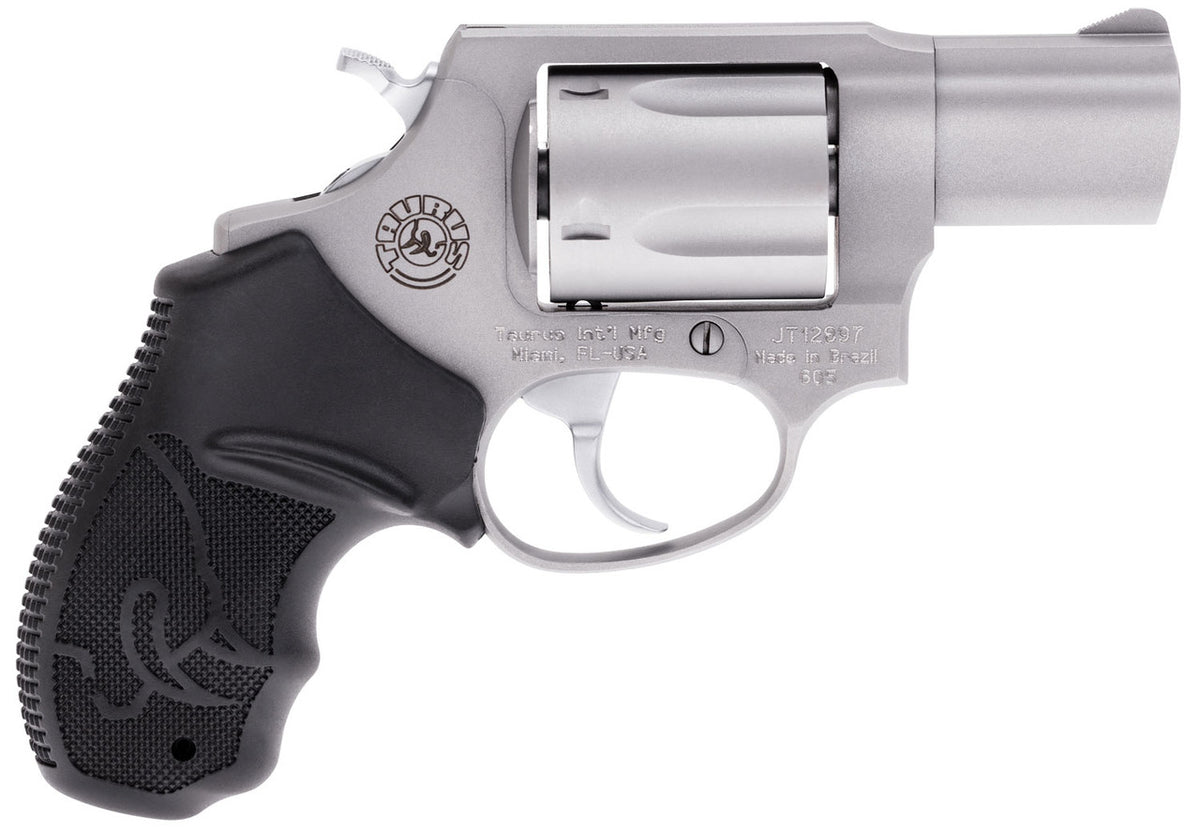 Taurus 2605029 605 Standard Single/Double 357 Magnum 2 5 Black Rubber Stainless