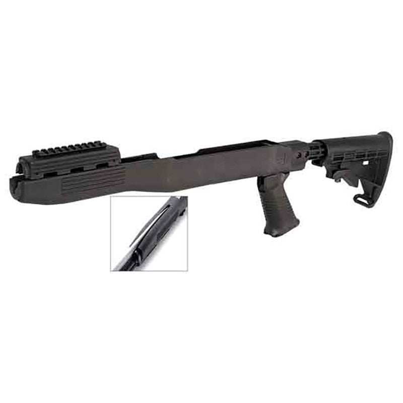 Tapco STK66167B SKS T6 Collapsible Stock with Bayonet Cut Composite Black