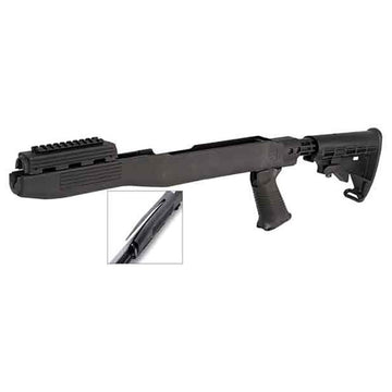 Tapco STK66167B SKS T6 Collapsible Stock with Bayonet Cut Composite Black