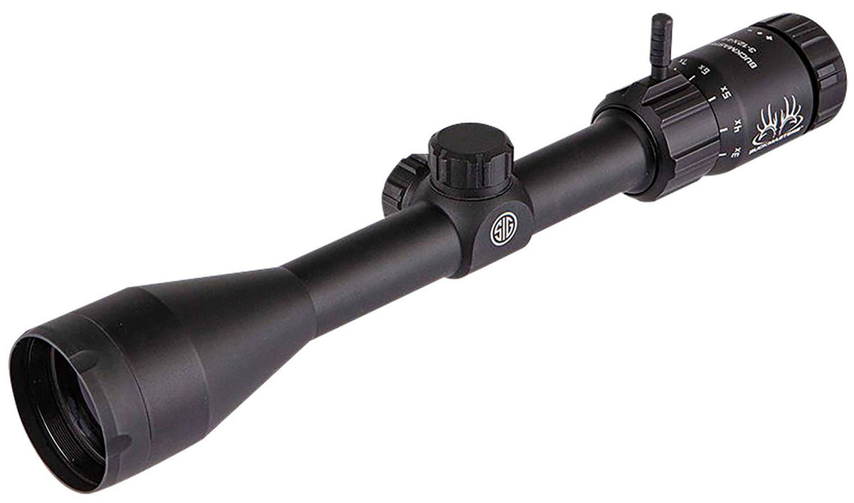 Sig Sauer Electro-Optics SOBM43001 Buckmasters Black Anodized 3-12x44mm 1 Tube BDC Reticle