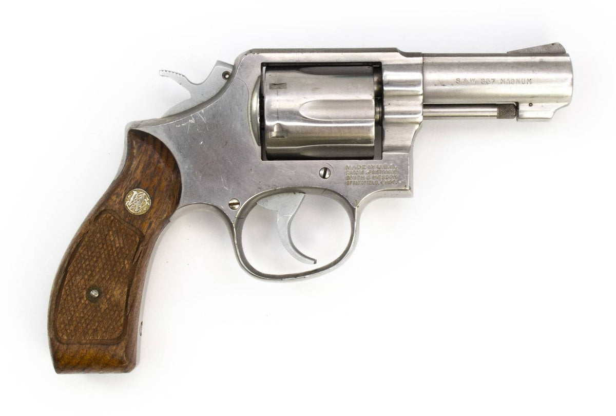 S&W 65-3 Revolver, .357 Magnum, 3 Heavy Barrel, Stainless Steel7430