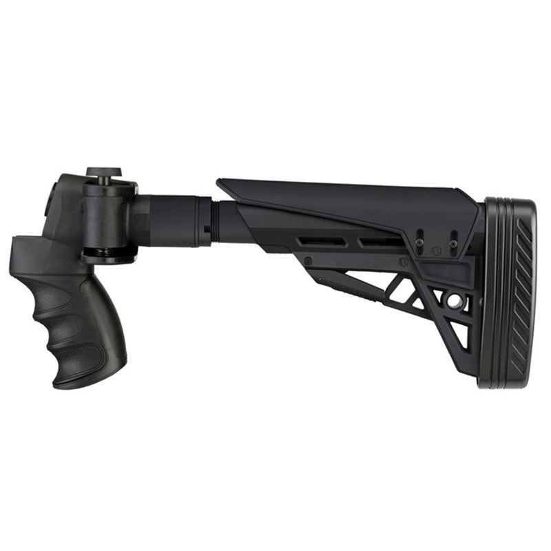 Advanced Technology B1101135 Strikeforce Shotgun Stock 6 Position Left Side Folding Black Synthetic for Moss 12&20 GA, Rem 870 12 GA, Win 12/20 GA