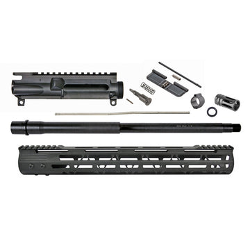 AR-15 .300 AAC Blackout Upper Kit with 16 Barrel and 15 Free Float Super Slim Keymod Handguard Rail